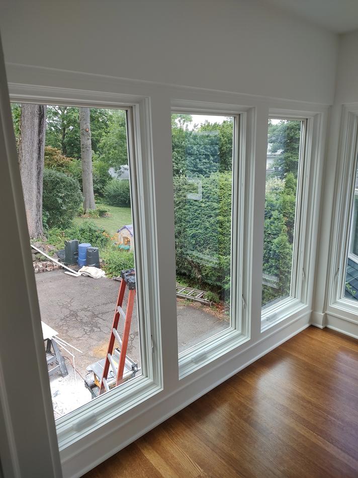 Bay window and hardwood floor renovation by AB6 Carpentry