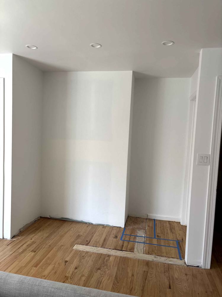 Empty alcove before AB6 Carpentry custom built-in